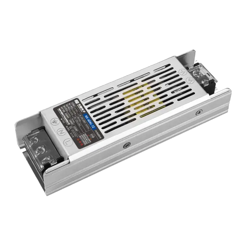 DC 5A 12v İncə Enerji Təchizatı 60w Yüksək səmərəli