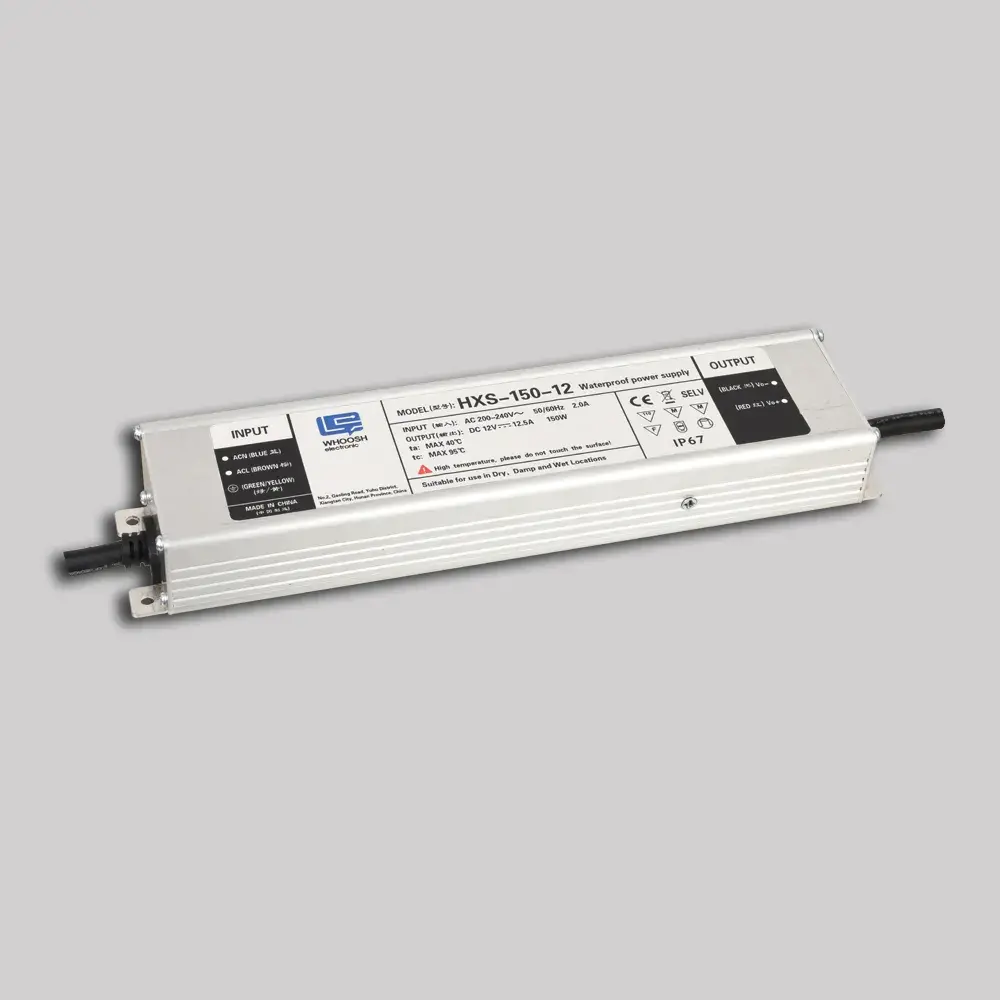 150W 12.5A IP67 Suya davamlı Enerji Təchizatı Daimi Gərginlikli LED Sürücü 12V