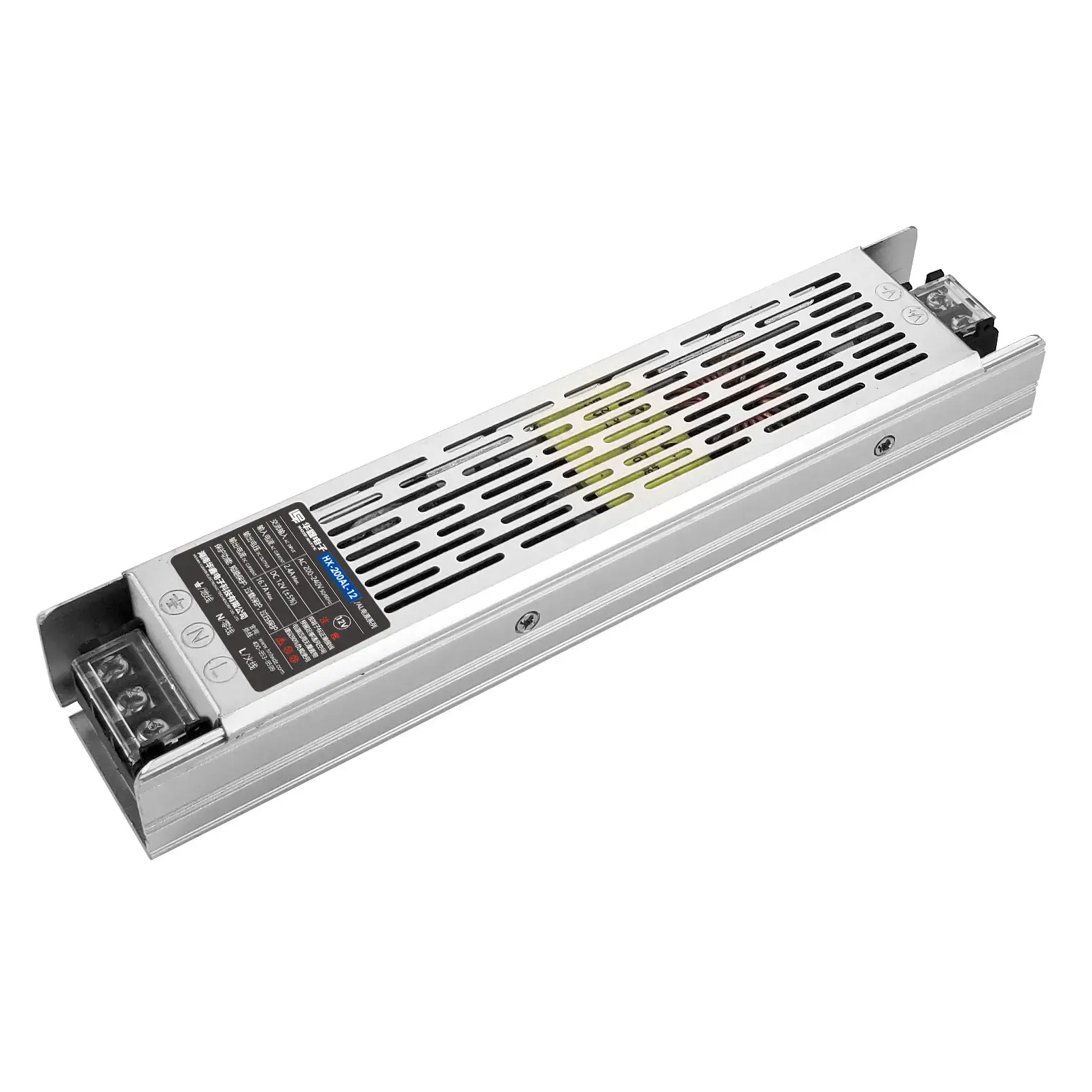 dc16.6A 200w İncə Enerji Təchizatı Səssiz LED Sürücü